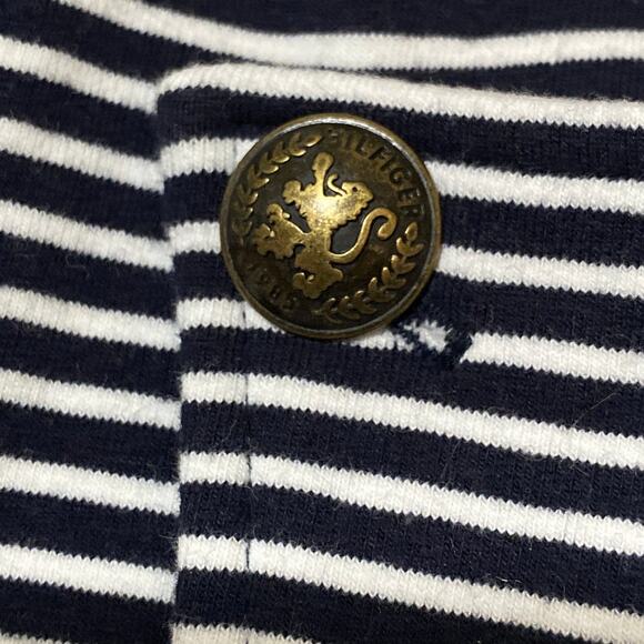 Tommy Hilfiger Double Breasted Military Style Nautical Blazer Jacket Women's M - Picture 3 of 13